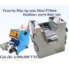 Bộ máy ép mía Mini PT-866 400W VÀ MÁY ÉP MIỆNG LY